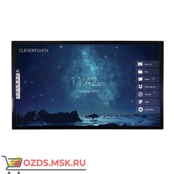 Фото CleverTouch 65″ Pro Series 4K: Интерактивная панель