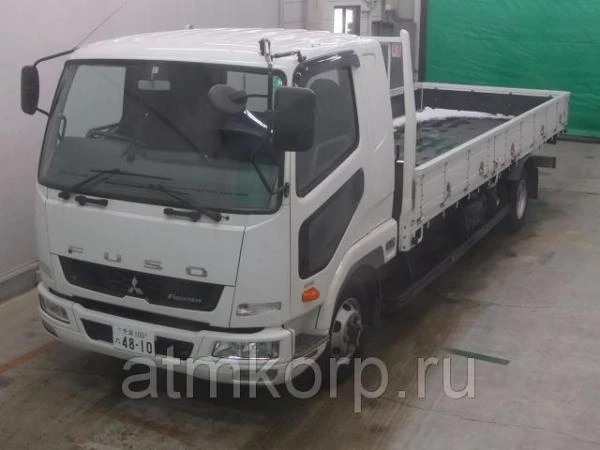 Фото Грузовик бортовой MITSUBISHI FUSO кузов FK61F год выпуска 2015 грузопод 3 тн длина 6,2 м пробег 82 т.км