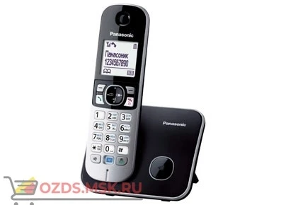 Фото Panasonic KX-TG6811RUB — Беспроводной телефон DECT (радиотелефон) , цвет черный