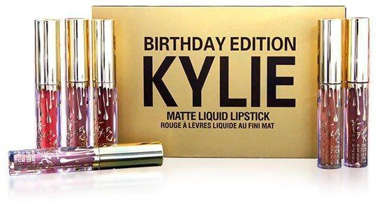 Фото Коллекция Kylie Birthday Edition матовых жидких помад (6 цветов)