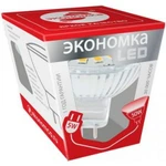 фото Лампа светодиодная LED 5Вт JCDR GU5.3 230v 4500K 340лм Экономка; Eco_LED5wJCDRC45