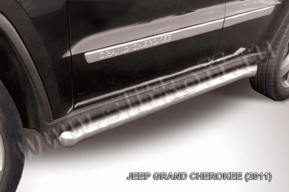 Фото Slitkoff Защита порогов d57 с гибами Jeep Grand Cherokee 2011