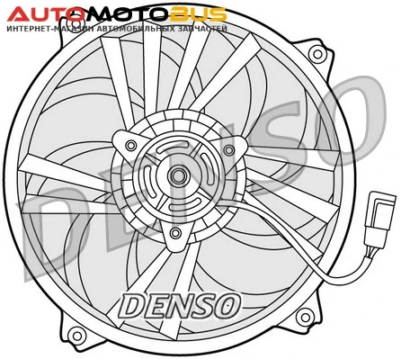 Фото Вентилятор охлаждения двигателя DENSO DER21015