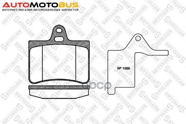 Фото Комплект тормозных колодок Stellox 841000SX