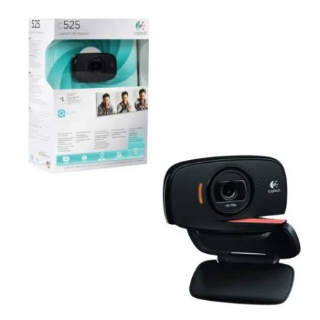 Фото Веб-камера LOGITECH HD Webcam C525, 8 Мп, USB 2.0, микрофон, автофокус, черный