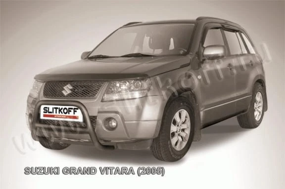 Фото Slitkoff Кенгурятник d57 низкий черный SUZUKI GRAND VITARA (2005)