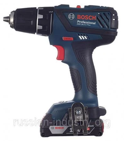 Фото Дрель-шуруповерт аккумуляторная Bosch GSR 18-2-LI Plus 18 В 2.0 Ач 63 Нм Li-Ion