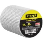 Фото Серпянка самоклеящаяся FIBER-Tape, 10 см х 10м, STAYER Professional 1246-10-10