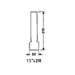 фото Maritim Стекло запасное к лампам DHR 15" x 210 мм