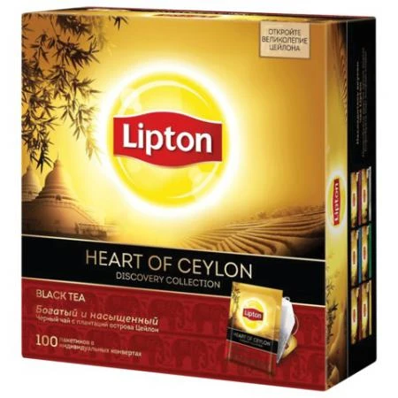 Фото Чай LIPTON (Липтон) Discovery "Heart of Ceylon"