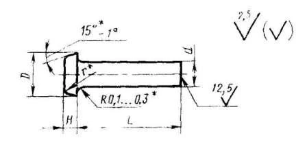 Фото Заклепка ГОСТ 14801-85