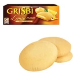 фото Печенье GRISBI (Гризби) "Lemon cream", с начинкой из лимонного крема, 150 г, Италия