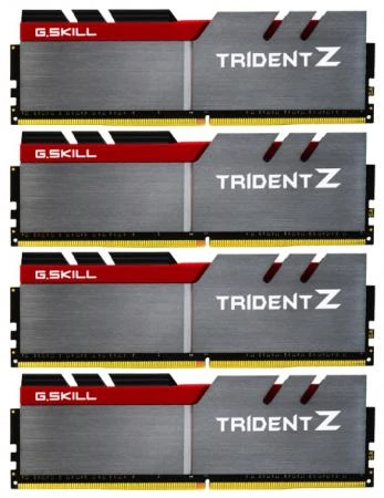 Фото G.SKILL Модуль памяти G.SKILL Trident Z 32ГБ (4 x 8ГБ) 288-Pin DDR4 SDRAM 3200МГц PC4-25600 F4-3200C16Q-32GTZ