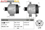 фото Генератор DENSO DAN1096