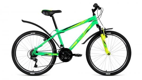 Фото Велосипед FORWARD ALTAIR MTB HT 24 2.0 disc зеленый (2019)