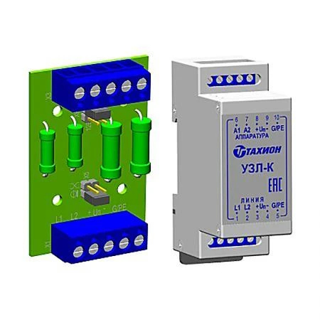 Фото Устройство защиты линий видеосигнала и питания видеокамер УЗЛ-7,5/10кА-12(24)В
