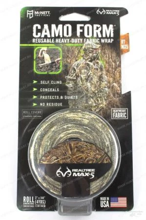 Фото Камуфляжная многоразовая лента McNett Camo Form® Цвет Realtree Max-5