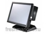 фото POS-компьютер моноблок Sam4s SPT-4700, 15" сенсорный , черный (2Gb,HDD,MSR (1+2+3) PS/2