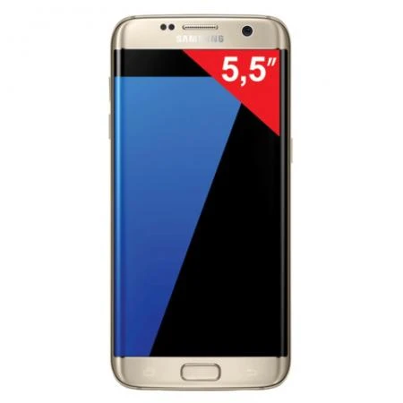 Фото Смартфон SAMSUNG Galaxy S7 edge, 2 SIM, 5,5", 4G (LTE), 5/12 Мп, 32 Гб, microSD, платина, металл и стекло