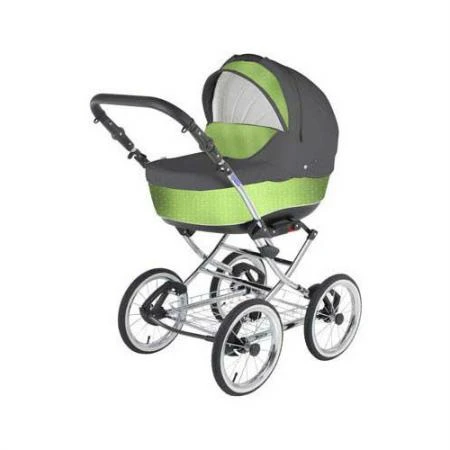 Фото Коляска 2 в 1 BeBe-mobile Santana 19w серая с зеленым