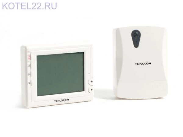 Фото Беспроводной программируемый комнатный термостат TEPLOCOM TS-Prog-2AA/3A-RF