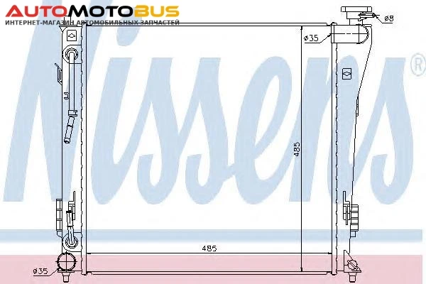 Фото Радиатор Nissens 67552