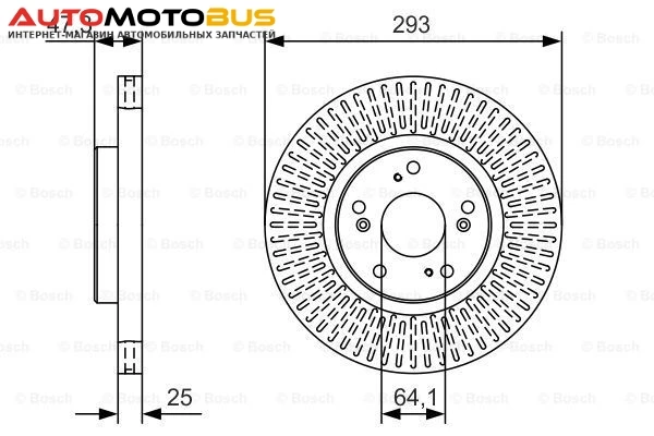 Фото Тормозной диск Bosch 0 986 479 B02