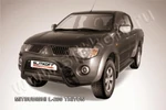 фото Slitkoff Кенгурятник d57 низкий черный MITSUBISHI L-200 TRITON