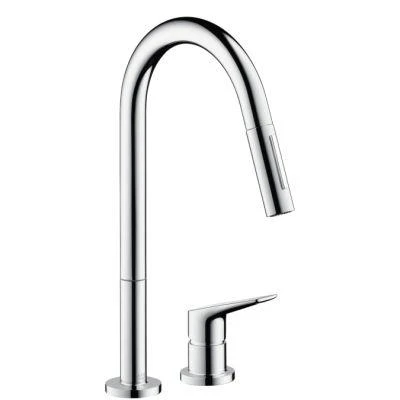 Фото Hansgrohe Axor Citterio M 34822800 Смеситель для кухни (нерж.сталь) | интернет-магазин сантехники Santehmag.ru