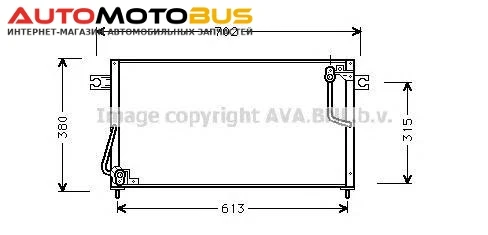 Фото Радиатор кондиционера Ava MT5146