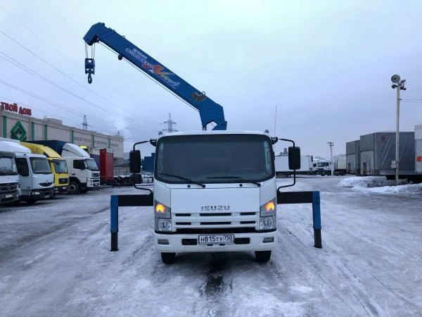 Фото Isuzu ELF 7.5 Npr манипулятор Tadano 360