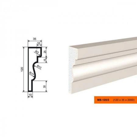 Фото Молдинг МВ-120/2