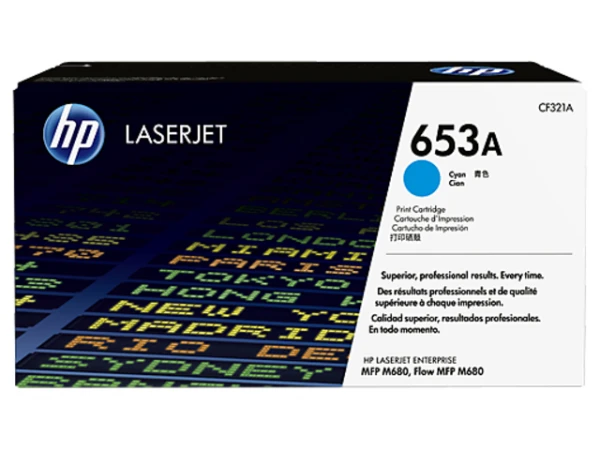 Фото HP 653A Cyan Original LaserJet Toner Cartridge