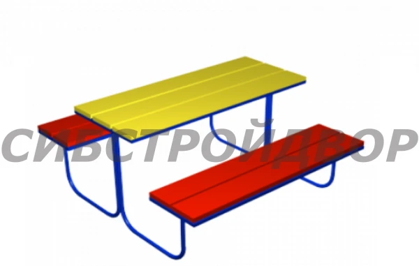 Фото Столик со скамейками 1
