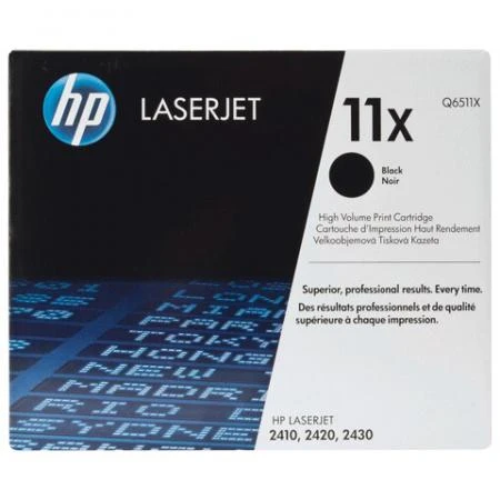 Фото Картридж лазерный HP (Q6511X) LaserJet 2410/2420/2430, №11Х, оригинальный, ресурс 12000 стр.