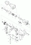 фото Шпиндель Makita TW0350 ударный (324406-1) (Запчасти MAKITA)