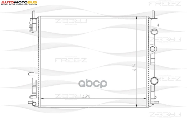 Фото Радиатор охлаждения FREE-Z KK0184