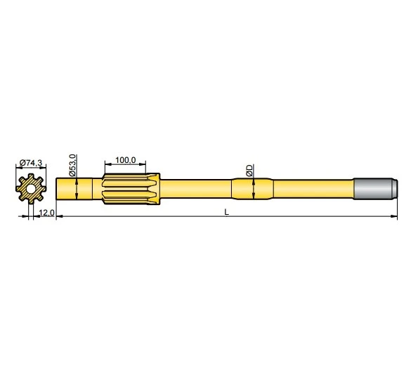 Фото Хвостовик аналог Ingersoll YH 95 RP, YH 100 RP