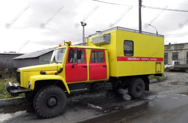 Фото Садко Егерь ГАЗ-33081 автомобиль аварийной службы с двухрядной семиместной кабиной.