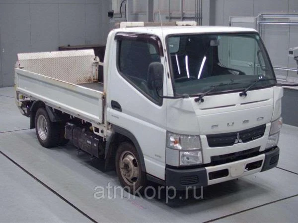 Фото Грузовик бортовой MITSUBISHI CANTER кузов FBA00 год выпуска 2012 гидроборт грузопод 1,5 тн пробег 139 т.км