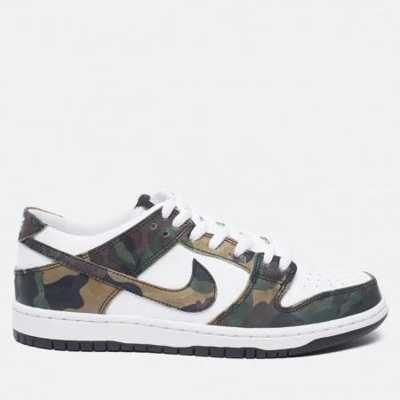 Фото Nike SB Zoom Dunk Low Pro Camo Legion Green/White/Black