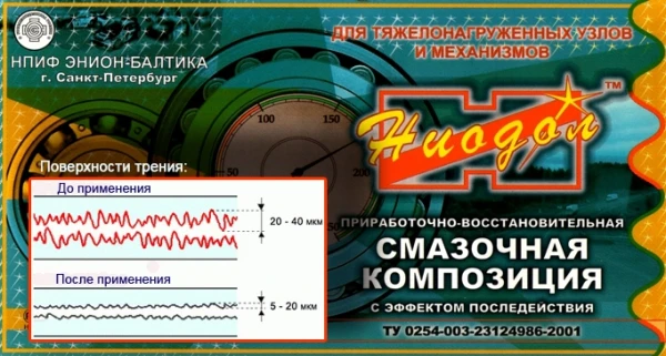 Фото «НИОДОЛ» Смазка с эффектом безызносности.