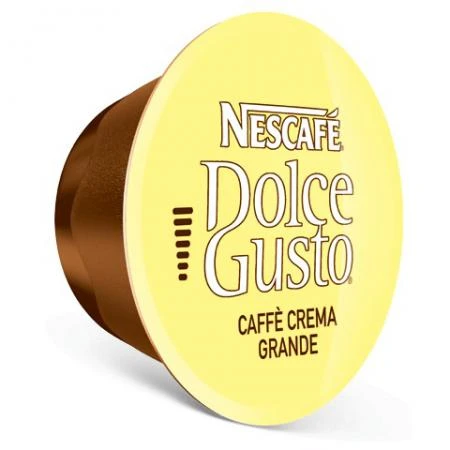 Фото Капсулы для кофемашин NESCAFE Dolce Gusto Cafe Crema Grande, натуральный кофе, 16 шт. х 8 г