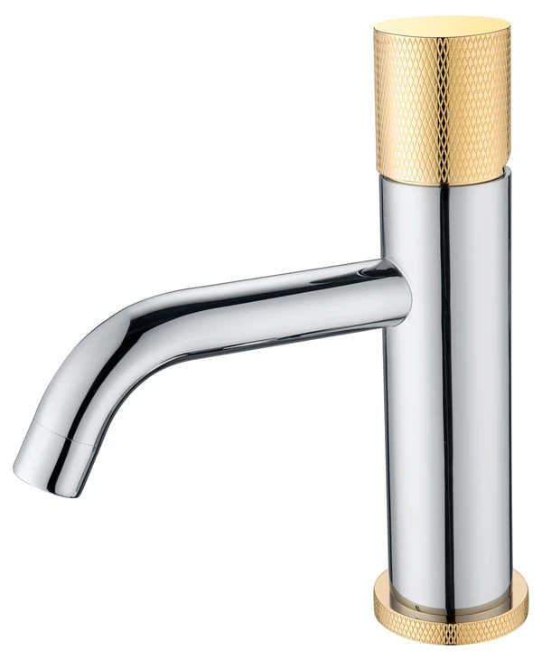 Фото Boheme Stick 121-CRG.2 Смеситель для умыв. низ. CHROME TOUCH GOLD