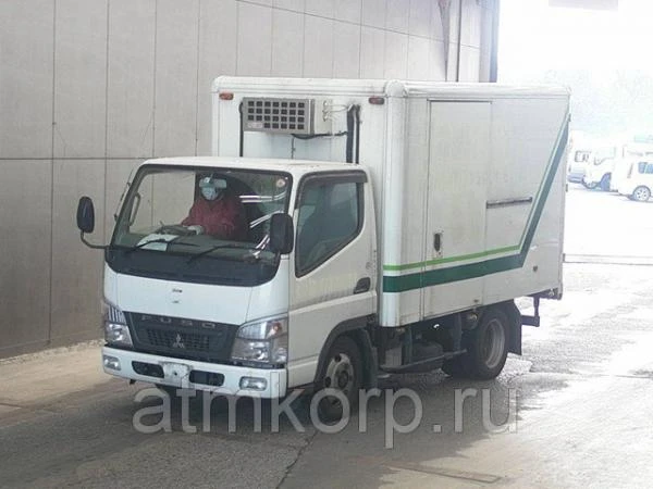 Фото Авторефрижератор MITSUBISHI CANTER кузов FE70B гв 2008 груз 2 тн двухсторонняя разгрузка пробег 176 т.км