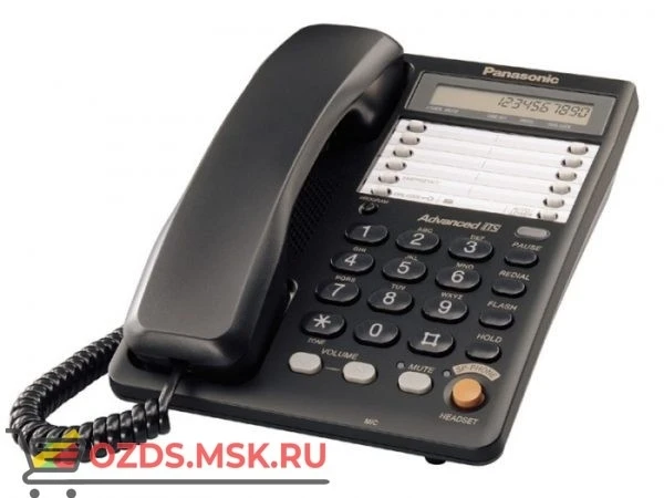 Фото Panasonic KX-TS2365RUB проводной телефон, цвет черный: Проводной телефон