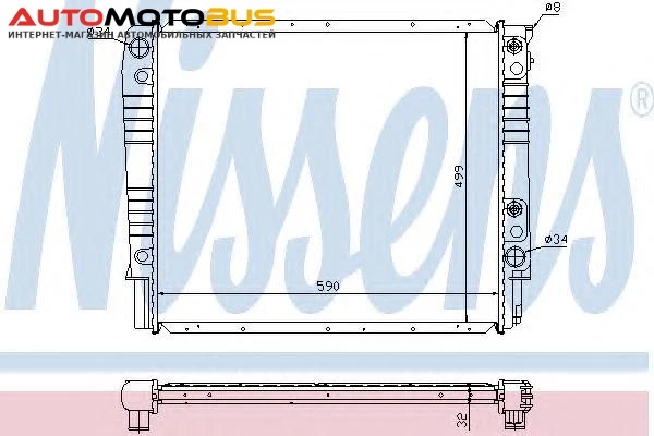 Фото Радиатор Nissens 65530A