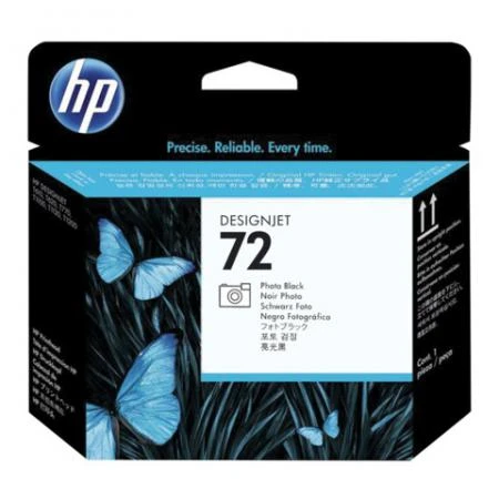 Фото Головка печатающая для плоттера HP (C9380A) Designjet T610/795/1100 и др., №72, серая и черная фото, оригинальная