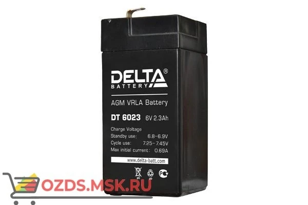 Фото Delta DT 6023 Аккумулятор