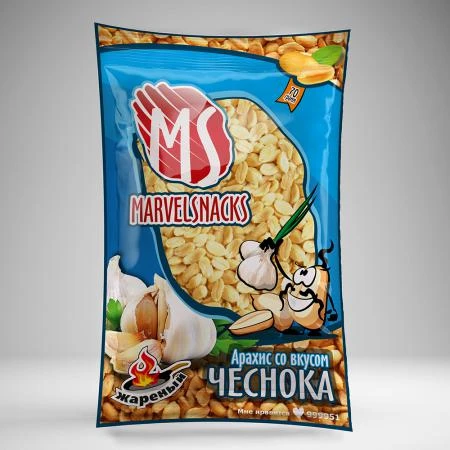 Фото Арахис со вкусом чеснока "Marvelsnacks" 70 гр/35 шт